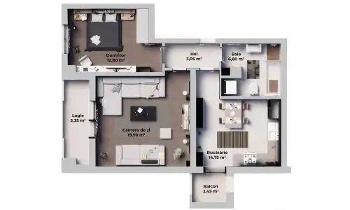 Apartamente de vanzare sibiu TIP A - vest residence